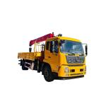5ton 10ton 12ton Straight Arm Boom Crane Self Loading Flatbed Truck for Customer