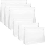 Toiletry bags, Soft Plastic Travel Makeup Cosmetic Bags, Zipper Closure Design,