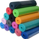 Lengthened 1cm Thick Non Slip Yoga Mat NBR Foam Customed Logo