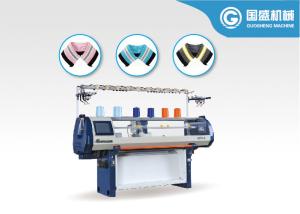Quality Flat Bed Jacquard Polo Collar Knitting Machine wholesale