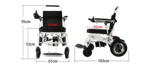 Quality Health Care 100KG 61x32x78cm Folding Power Wheelchair wholesale