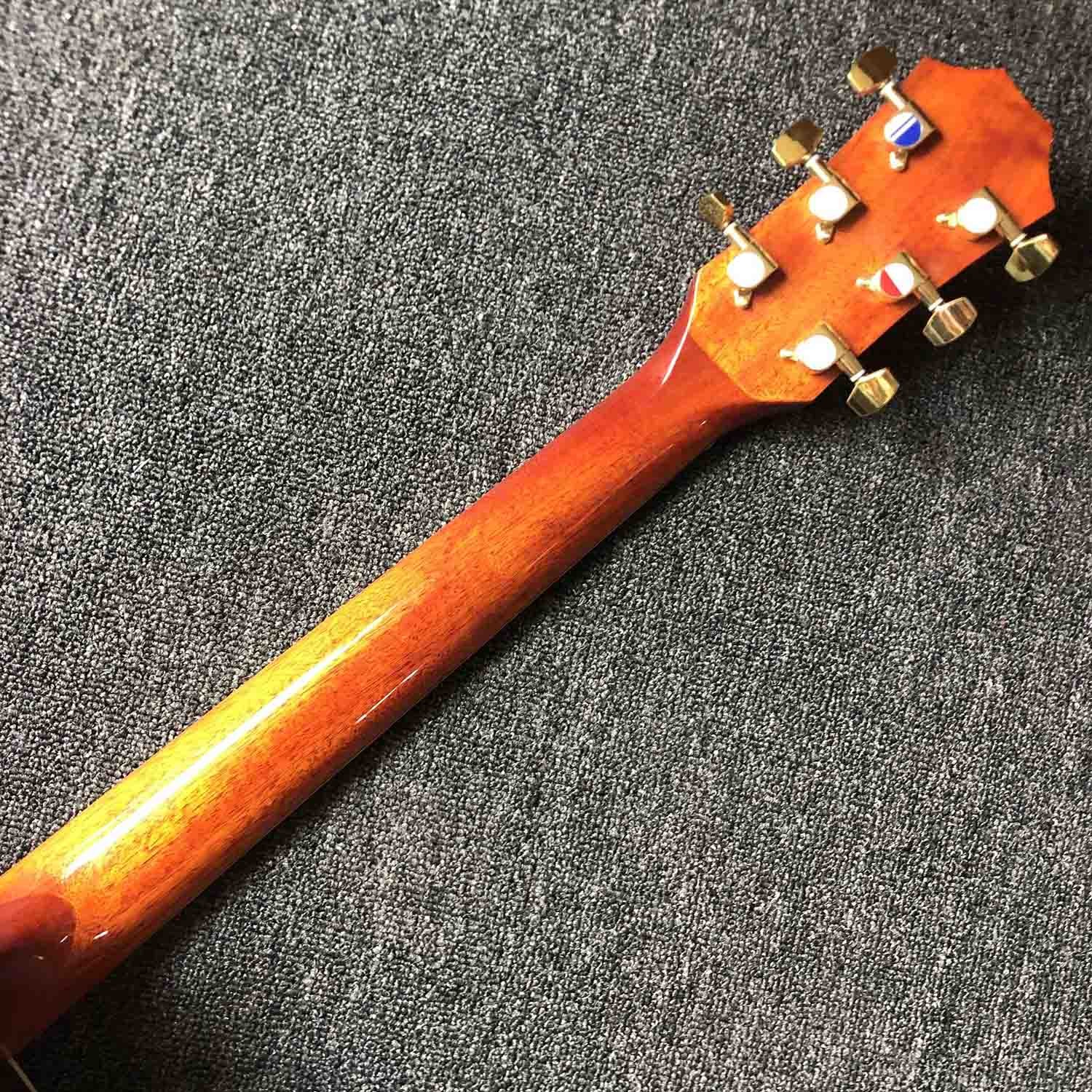Custom 43" Solid Cedar Wood Rosewood Fingerboard T814 Acoustic Guitar