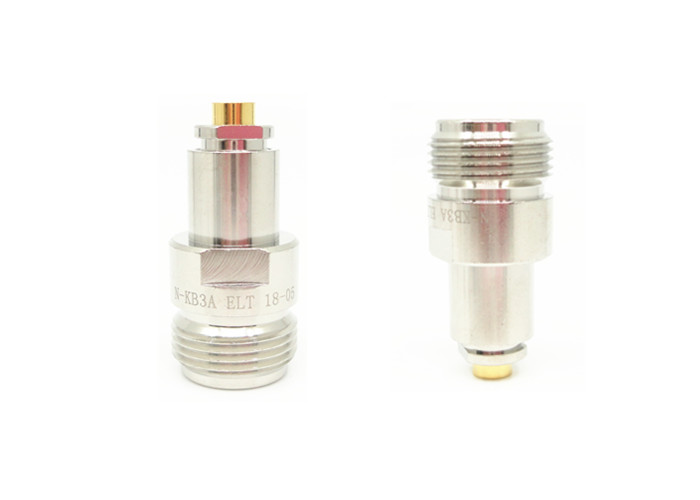 Bulkhead Nickel Plated N Type RF Connector Threaded Coupling Coaxial Connector