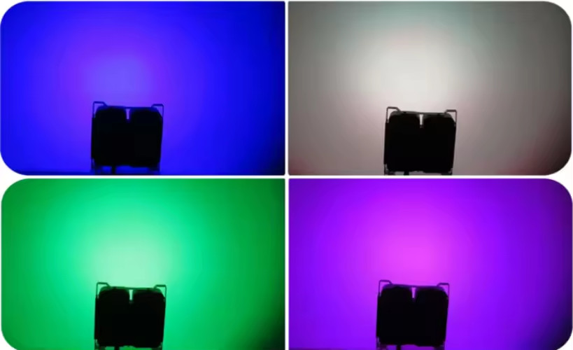 4x100W 4Eyes LED Cob Blinder Light 2 IN 1 Audience Blinder Lights Professional Stage Lighting For Party Dance Floor