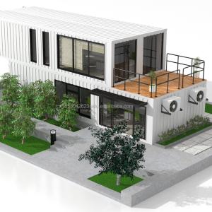 Quality Foldable Puerto Rico Living 40ft Luxury Pack Shipping Container Casas Modulares Prefabricadas Pre Fab House for Market wholesale