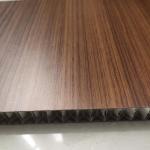 Wood Grain HPL Honeycomb Board 1200x1300mm For Decoration