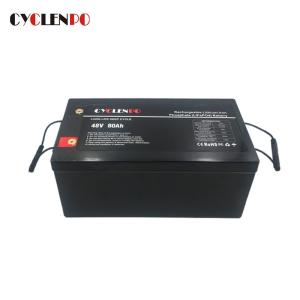 Quality Waterproof 48V LiFePO4 Battery 80ah Lithium Ion Pollution Free 3000 Times Cycle Life wholesale