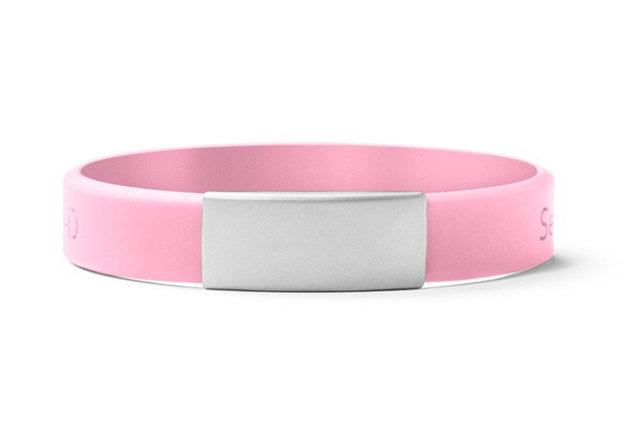 Slim Sport ID Bracelet / Emergency ID Wristband Size Customized SGS Certification