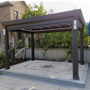 Quality Weatherproof Aluminum Louvered Pergola Modern Style Louvered Pergola wholesale