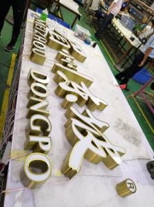 Quality Stud Mounted Front Lit Channel Letter Sign Polycarbonate / Acrylic wholesale