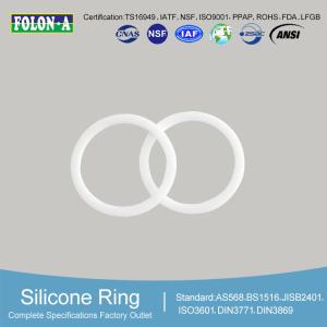 Quality 50-90 Shore A Silicone O Rings Excellent Water Resistance Low Temperature wholesale