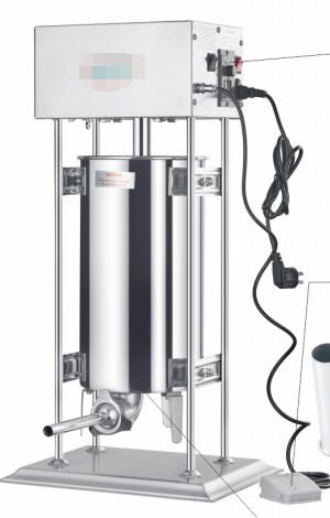 Commercial Stainless Steel Sausage Stuffer Filler with Various Capacities and