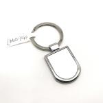 Stylish Silver Metal Keychain Holder Durable and Long Lasting