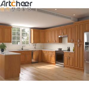 Quality Modular Shape Solid Wood Modern Shaker Cabinets Traditional For Modern Homes wholesale