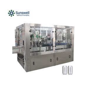 Quality Automatic Aluminum Can Beverage Filling Machine 36000CPH SS304 Easy Operation Juice Can wholesale