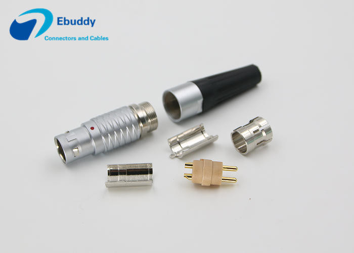 Cable Connector Lemo Alternative Push Pull Circular Male Plug 1B 3pin Male Connectors