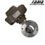 Electric Stainless Steel Flange High Vacuum Ball Valve Leak-Proof Design For