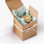 China factory hot selling printing tuck candle packaging paper color box