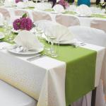 Fancy Round Table Event Wedding Cloths Fortnite Birthday Compostable Party