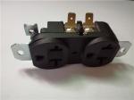 220 Volt Electrical Plugs / Sockets Terminal Block Parts Thin Metal Pin