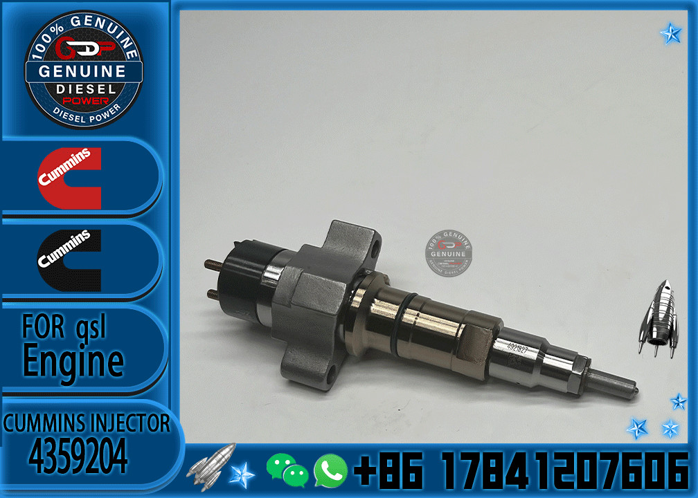 New Original common rail injector 4359204 diesel fuel injector assy 4327072 4954927 4359204 for cummins