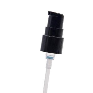 Quality 20/410 Cosmetic Cream Pump PP Plastic Black Treatment Pump wholesale