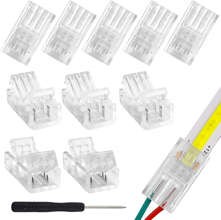 PC ROHS Led Light Cable Connector LED Accessory Adapter Terminal Extension Connection