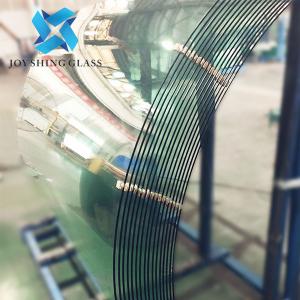 Quality Bend Tempered Glass 10mm Green Safety Toughened Glass wholesale