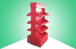 Four Shelve POP Cardboard Display , recycled cardboard retail displays