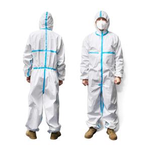 Quality Microporous Disposable Protective Gowns Waist Tied Easy Adjustable Tightness wholesale