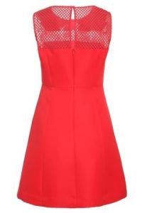 Quality round neck sleeveless fashion elegant sex office uniform design for women dress wholesale