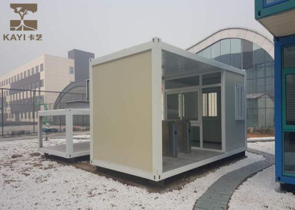 Glass Wool Panels Prefabricated Container Homes Sturdy Durable With Cement Board