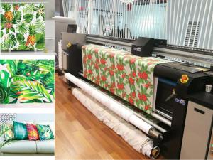 Quality Inkjet 3200mm 45m2/H Cotton Textile Printing Machine wholesale