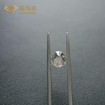 White 0.01 - 2.0 Carat Brilliant Lab Made Diamond HPHT Polished Round For Luxury