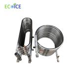 Leak Proof Double Wall Corrugated Pipe Copper Coaxial Coil Condenser for Heat