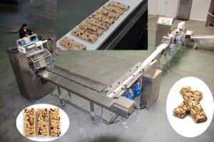 China PLC  Control 150mm 120L Mini Granola Bar Forming Line on sale