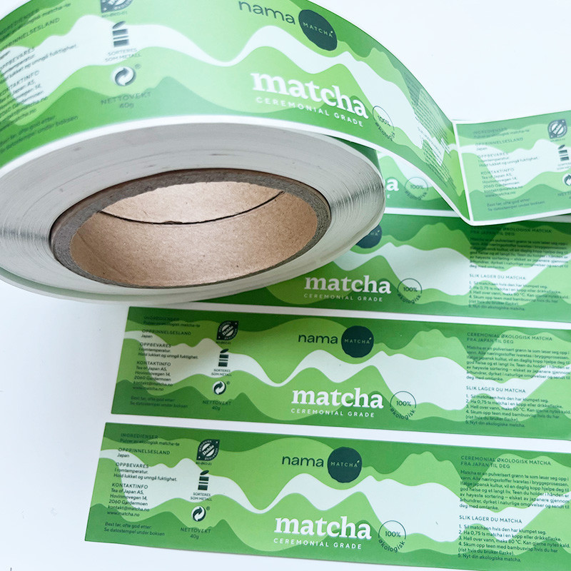 Packaging Waterproof Adhesive Sticker , Food Packaging Label Sticker