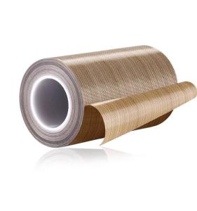 Quality 0.18mm Tefon PTFE Coated Fiberglass Fabric With Adhesive Tape wholesale