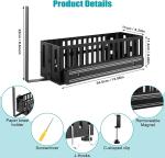 Space Saving BBQ Accessories Storage Metal Outdoor Grill Caddy with Non-folding