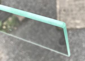 Quality Furniture / Cupboard Clear Tempered Glass 3mm~12mm Thickness With MAT C Edge wholesale