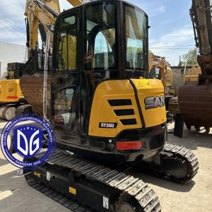 Quality Used Sany SY35 3.5Ton Small Crawler Excavator,Almost New,3units Available Now wholesale