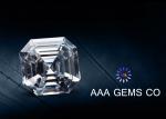 4MM White Asscher Cut Moissanite Loose Stones Excellent Grade