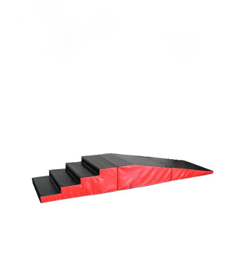 EPE Foam Core Folding Gymnastics Step Mat Tumbling Handstand Stairs