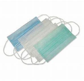 Quality 3 Ply Disposable Non Woven Surgical Mask Anti Virus CE / FDA Approved wholesale