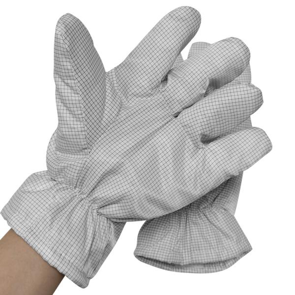 Cheap OEM Carbon Fiber 5mm Grid Anti Static Gloves Heat Resistant for sale