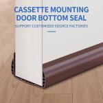 ABS PP PC PE Co Extrusion Profile Plastic Waterproof Door Bottom Seal Strip Dust