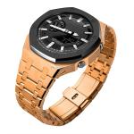 Top Rated Luxury Stainless Steel Watch Case And Band For Casio Ga2100 OEM / ODM