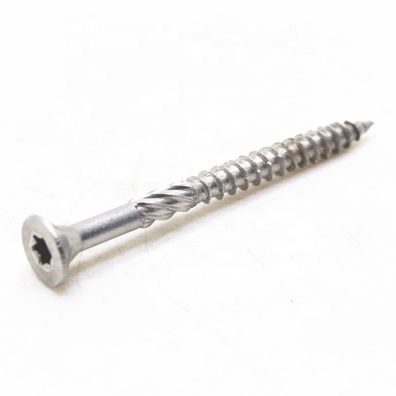 OEM Steel Fasteners A2-70 A4-80 Deck Screws Different Types Of Stainless Steel 304 316 Decking Screws