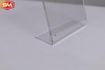 Vertical Type A4 A5 A6 Size L Shape Magnetic Acrylic Sign Holder Slanted