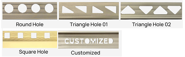 F Shape Stair Nosing Tile Trim Anodize Matt Silver Step Edge Trim